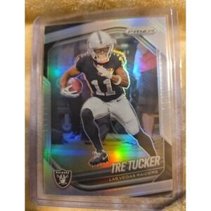 Tre Tucker Silver | 2025 Panini Prizm | #162 Las Vegas‎ Raiders